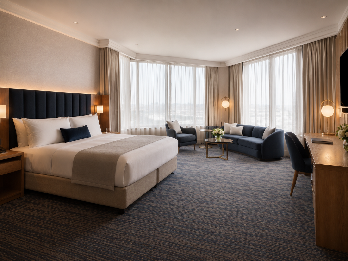 Tui Corner King room with larger corner layout and sitting area